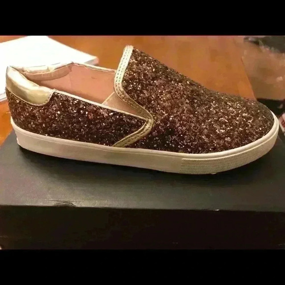 Kenneth Cole Reaction Kam Slip-On Glitter, Size 4 - Picture 1 of 7